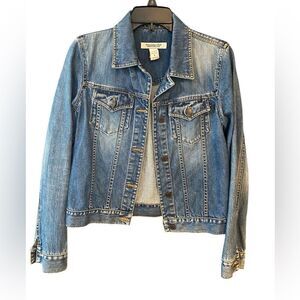 Abercrombie & Fitch Sz S Classic Blue Denim Cotton VTG Jean Jacket